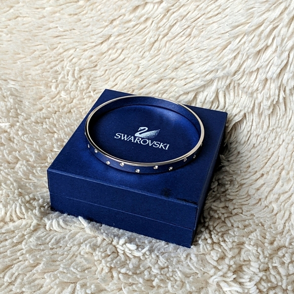 Swarovski Crystal Bangle Bracelet - Picture 2 of 7